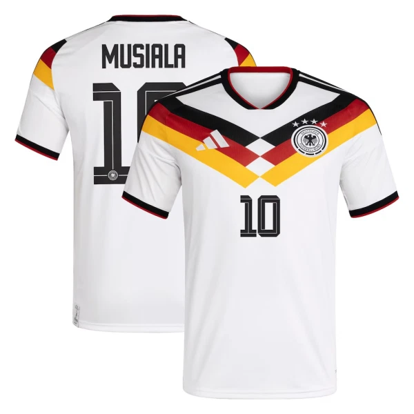 Tyskland Hemmatröja VM 2026 Herr – Jamal Musiala #10 Fotbollströja