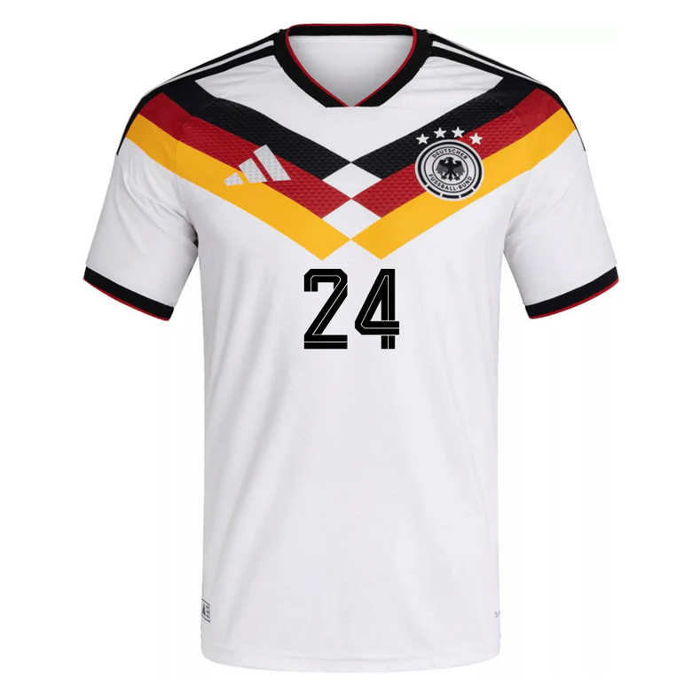 Tyskland Hemmatröja VM 2026 Herr – Jonathan Burkardt #24 Fotbollströja