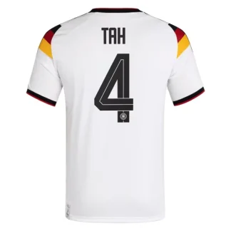 Tyskland Hemmatröja VM 2026 Herr – Jonathan Tah #4 Fotbollströja