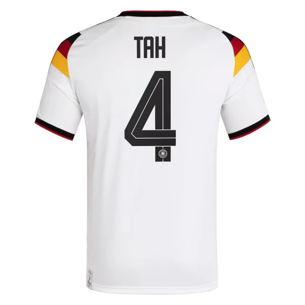 Tyskland Hemmatröja VM 2026 Herr – Jonathan Tah #4 Fotbollströja 1 Tyskland Hemmatröja VM 2026 Herr – Jonathan Tah #4 Fotbollströja