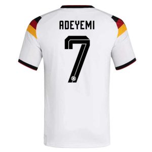 Tyskland Hemmatröja VM 2026 Herr – Karim Adeyemi #7 Fotbollströja