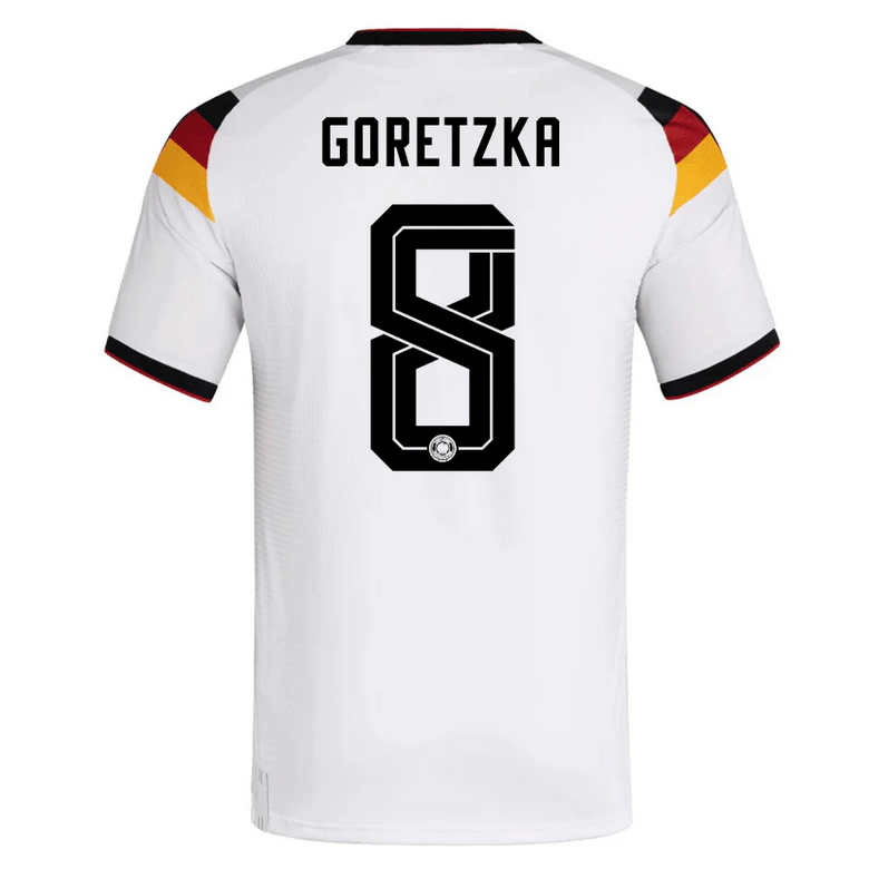 Tyskland Hemmatröja VM 2026 Herr – Leon Goretzka #8 Fotbollströja 1 Tyskland Hemmatröja VM 2026 Herr – Leon Goretzka #8 Fotbollströja