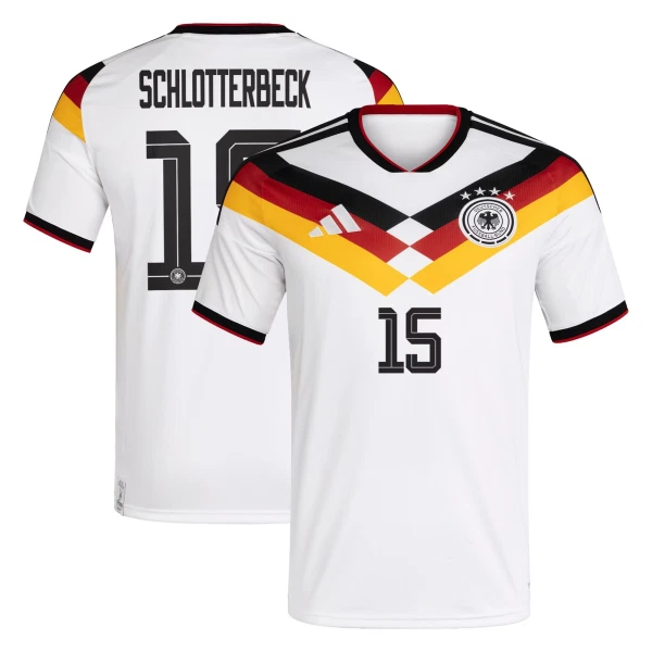 Tyskland Hemmatröja VM 2026 Herr – Nico Schlotterbeck #15 Fotbollströja 3 Tyskland Hemmatröja VM 2026 Herr – Nico Schlotterbeck #15 Fotbollströja