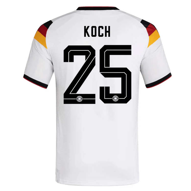 Tyskland Hemmatröja VM 2026 Herr – Robin Koch #25 Fotbollströja 1 Tyskland Hemmatröja VM 2026 Herr – Robin Koch #25 Fotbollströja