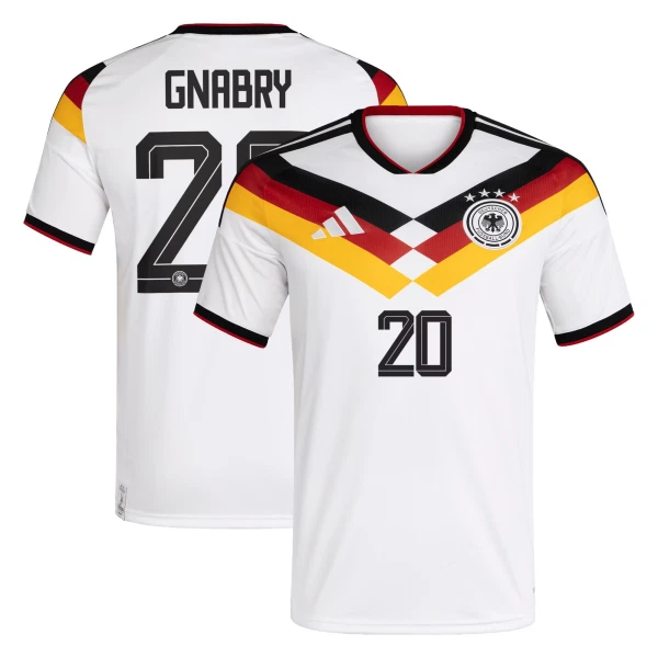 Tyskland Hemmatröja VM 2026 Herr – Serge Gnabry #20 Fotbollströja 3 Tyskland Hemmatröja VM 2026 Herr – Serge Gnabry #20 Fotbollströja-2