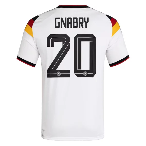 Tyskland Hemmatröja VM 2026 Herr – Serge Gnabry #20 Fotbollströja 1 Tyskland Hemmatröja VM 2026 Herr – Serge Gnabry #20 Fotbollströja