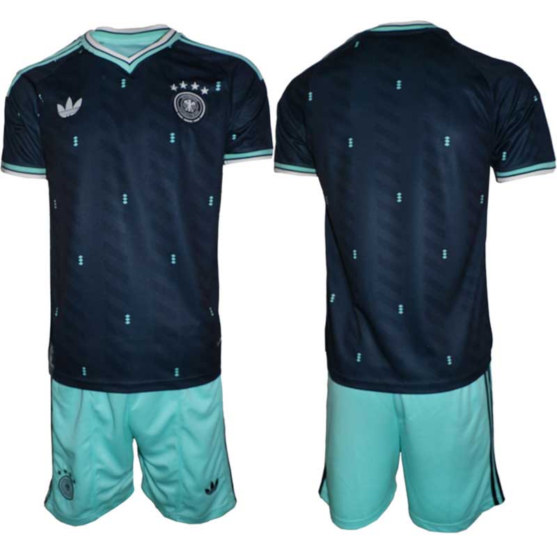 Tyskland Landslagströja VM 2026 Bortaställ Herr – Fotbollströja + Shorts 1 Tyskland Landslagströja VM 2026 Bortaställ Herr – Fotbollströja + Shorts