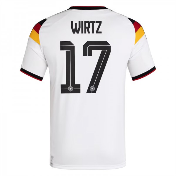 Tyskland VM 2026 Hemmatröja Herr – Florian Wirtz #17 Fotbollströja 1 Tyskland VM 2026 Hemmatröja Herr – Florian Wirtz #17 Fotbollströja