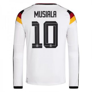 Tyskland VM 2026 Hemmatröja Herr – Jamal Musiala #10 Långärmad Fotbollströja
