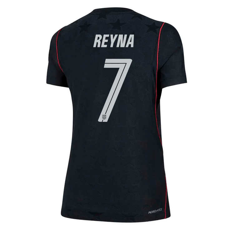 USA Bortatröja VM 2026 Dam – Gio Reyna #7 Fotbollströja 1 USA Bortatröja VM 2026 Dam – Gio Reyna #7 Fotbollströja