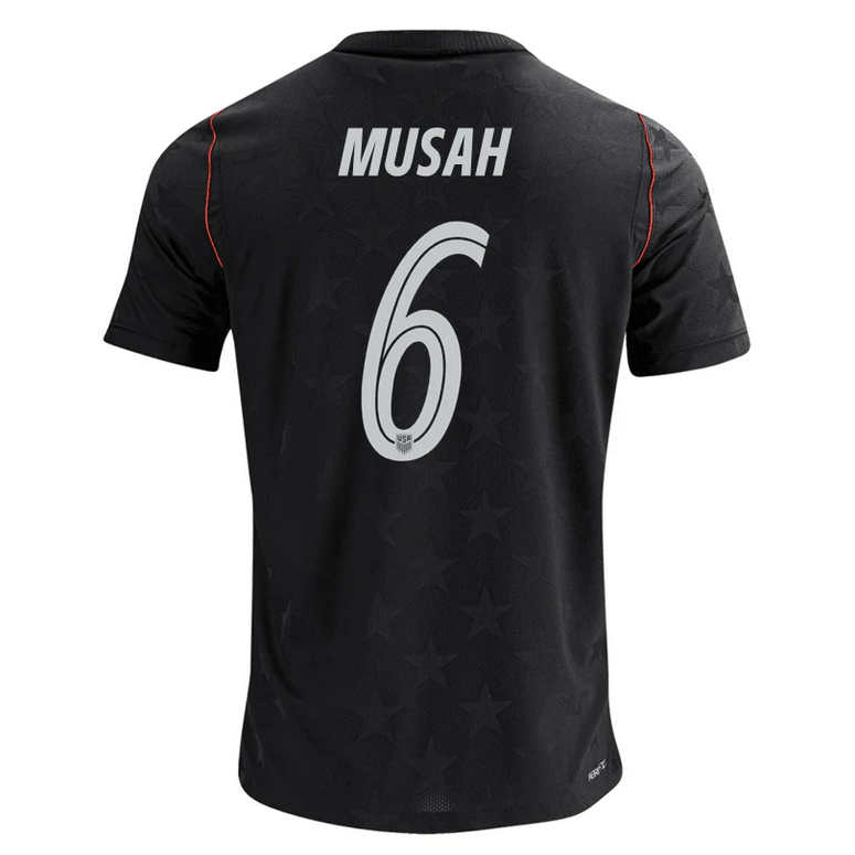 USA Bortatröja VM 2026 Herr – Yunus Musah #6 Fotbollströja 1 USA Bortatröja VM 2026 Herr – Yunus Musah #6 Fotbollströja