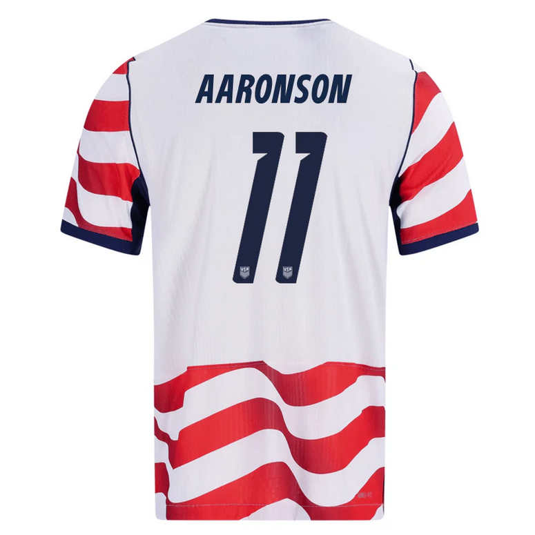 USA Hemmatröja VM 2026 Herr – Brenden Aaronson #11 Fotbollströja 1 USA Hemmatröja VM 2026 Herr – Brenden Aaronson #11 Fotbollströja