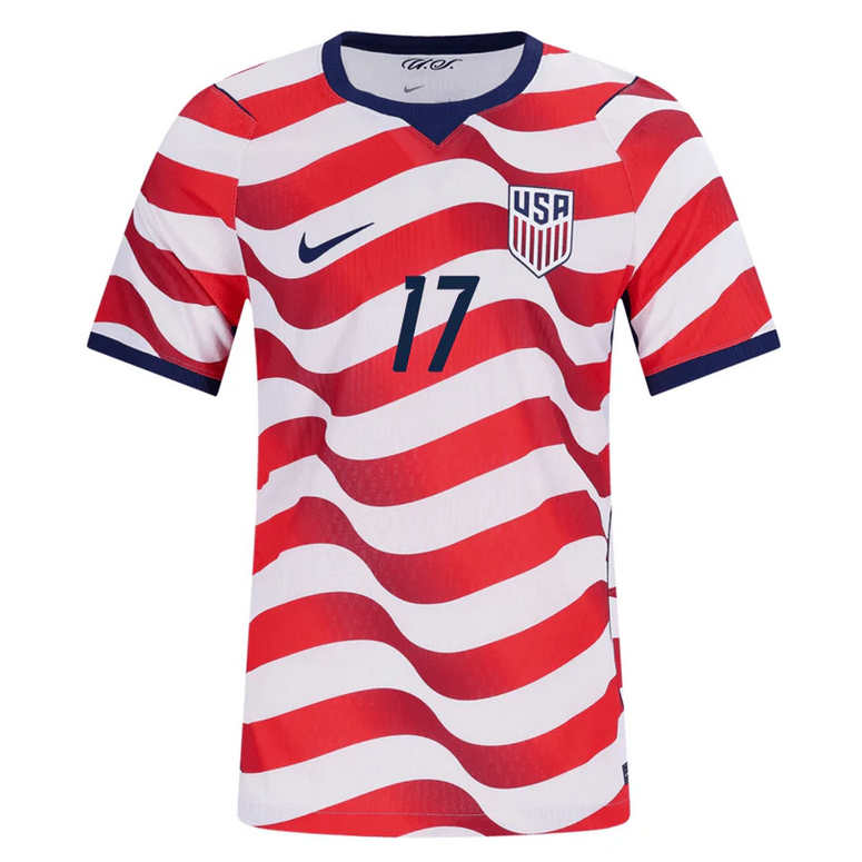 USA Hemmatröja VM 2026 Herr – Malik Tillman #17 Fotbollströja 2 USA Hemmatröja VM 2026 Herr – Malik Tillman #17 Fotbollströja