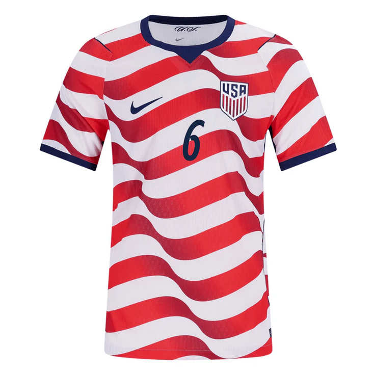 USA Hemmatröja VM 2026 Herr – Yunus Musah #6 Fotbollströja 2 USA Hemmatröja VM 2026 Herr – Yunus Musah #6 Fotbollströja