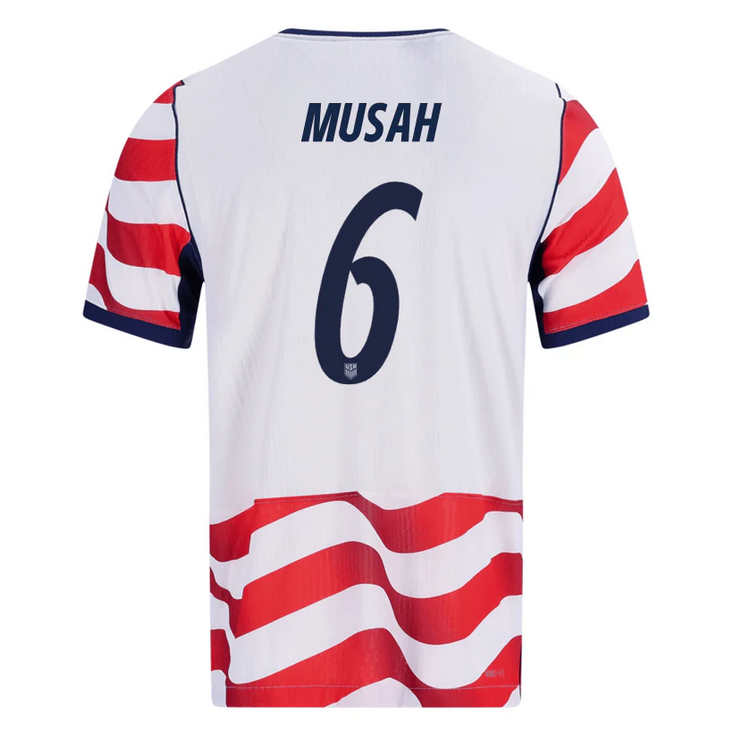 USA Hemmatröja VM 2026 Herr – Yunus Musah #6 Fotbollströja 1 USA Hemmatröja VM 2026 Herr – Yunus Musah #6 Fotbollströja