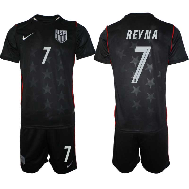 USA Landslagströja VM 2026 Bortaställ Gio Reyna #7 – Herr Fotbollsset Tröja + Shorts 1 USA Landslagströja VM 2026 Bortaställ Gio Reyna #7 – Herr Fotbollsset Tröja + Shorts