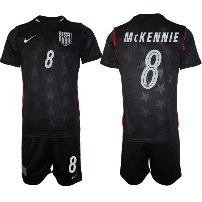 USA Landslagströja VM 2026 Bortaställ Weston McKennie #8 – Herr Fotbollsset Tröja + Shorts 1 USA Landslagströja VM 2026 Bortaställ Weston McKennie #8 – Herr Fotbollsset Tröja + Shorts