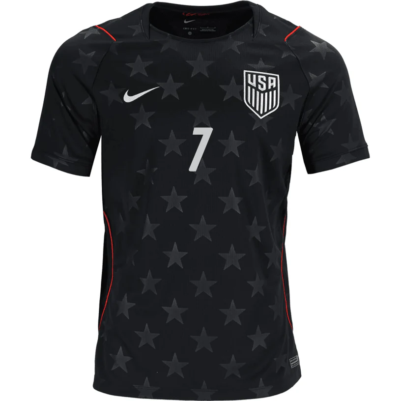 USA Bortatröja VM 2026 Herr – Gio Reyna #7 Fotbollströja 2 USA Bortatröja VM 2026 Herr – Gio Reyna #7 Fotbollströja