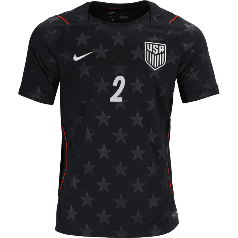 USA Bortatröja VM 2026 Herr – Sergiño Dest #2 Fotbollströja