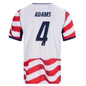 USA Hemmatröja VM 2026 Herr – Tyler Adams #4 Fotbollströja