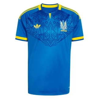 Ukraina Bortatröja VM 2026 Herr Kortärmad Fotbollströja