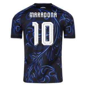 Argentina Bortatröja VM 2026 Herr – Diego Maradona #10 Kortärmad Fotbollströja