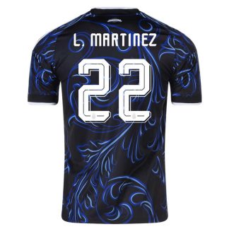 Argentina Bortatröja VM 2026 Herr – Lautaro Martínez #22 Kortärmad Fotbollströja
