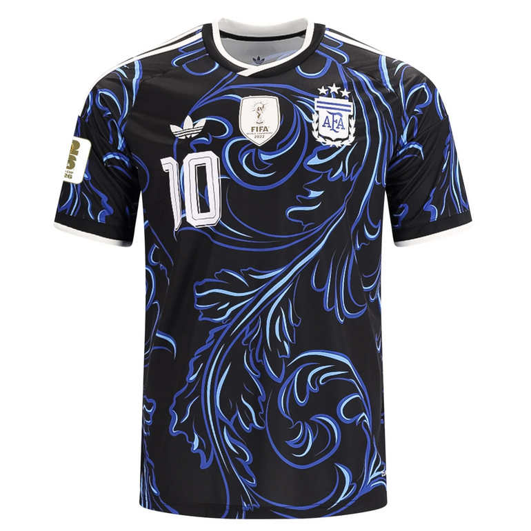 Argentina Bortatröja VM 2026 Herr – Lionel Messi #10 Fotbollströja med VM-Patch 2 Argentina Bortatröja VM 2026 Herr – Lionel Messi #10 Fotbollströja (Med VM 2026-märke)