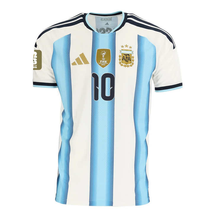 Argentina Hemmatröja VM 2026 Herr – Lionel Messi #10 Fotbollströja med VM-Patch 2 Argentina Hemmatröja VM 2026 Herr – Lionel Messi #10 Fotbollströja (Med VM 2026-märke)