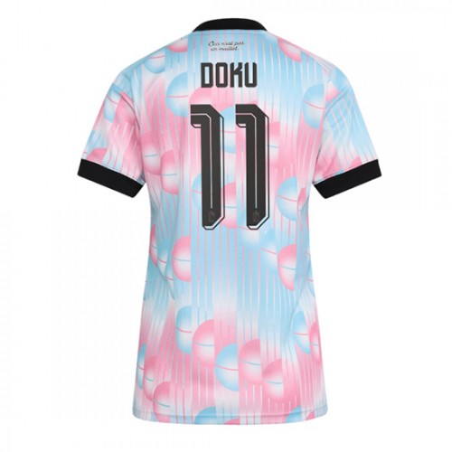 Belgien VM 2026 Bortatröja Jérémy Doku 11 Dam Fotbollströja 1 Belgien VM 2026 Bortatröja Jérémy Doku 11 Dam Fotbollströja