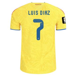 Colombia Hemmatröja VM 2026 Herr – Luis Díaz 7 Fotbollströja (Med VM 2026-märke)