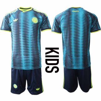 Colombia VM 2026 Bortaställ Barn Fotbollskit (Tröja + Shorts)