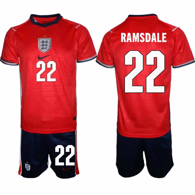 England Bortaställ VM 2026 Herr Aaron Ramsdale 22 Tröja och Shorts