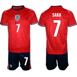 England Bortaställ VM 2026 Herr Bukayo Saka 7 Tröja och Shorts
