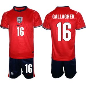 England Bortaställ VM 2026 Herr Conor Gallagher 16 Tröja och Shorts