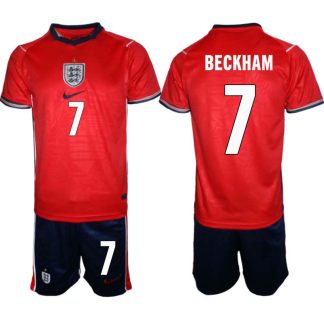 England Bortaställ VM 2026 Herr David Beckham 7 Tröja och Shorts