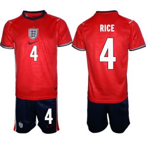 England Bortaställ VM 2026 Herr Declan Rice 4 Tröja och Shorts