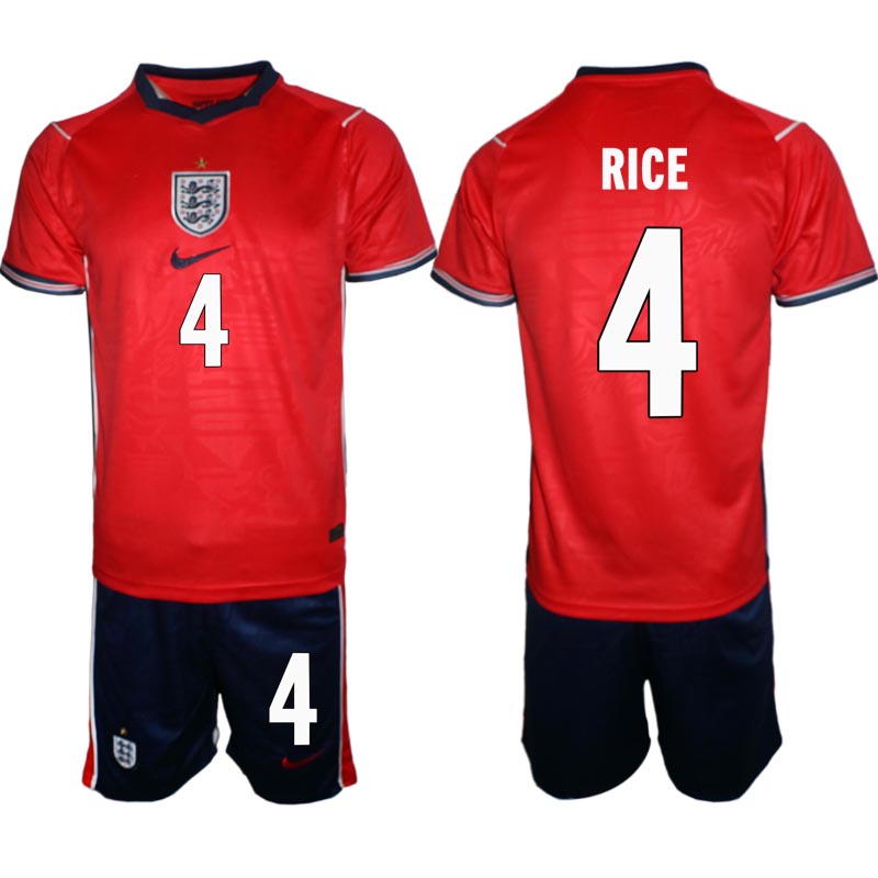 England Bortaställ VM 2026 Herr Declan Rice 4 Tröja och Shorts 1 England Bortaställ VM 2026 Herr Declan Rice 4 Tröja och Shorts