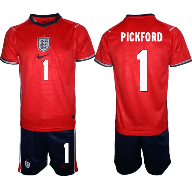 England Bortaställ VM 2026 Herr Jordan Pickford 1 Tröja och Shorts 1 England Bortaställ VM 2026 Herr Jordan Pickford 1 Tröja och Shorts