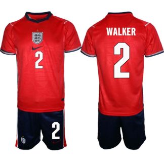 England Bortaställ VM 2026 Herr Kyle Walker 2 Tröja och Shorts