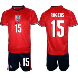 England Bortaställ VM 2026 Herr Morgan Rogers 15 Tröja och Shorts