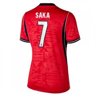 England Bortatröja VM 2026 Bukayo Saka 7 Dam Fotbollströja