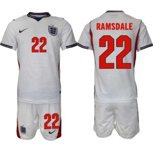 England Hemmaställ VM 2026 Herr Aaron Ramsdale 22 Tröja och Shorts