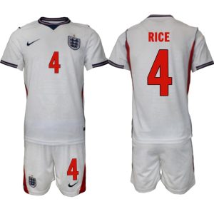 England Hemmaställ VM 2026 Herr Declan Rice 4 Tröja och Shorts