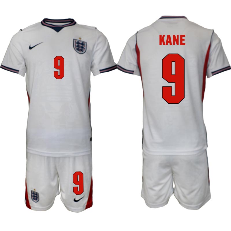 England Hemmaställ VM 2026 Herr Harry Kane 9 Tröja och Shorts