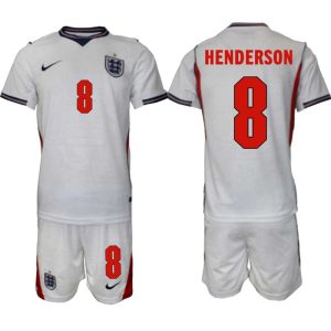 England Hemmaställ VM 2026 Herr Jordan Henderson 8 Tröja och Shorts