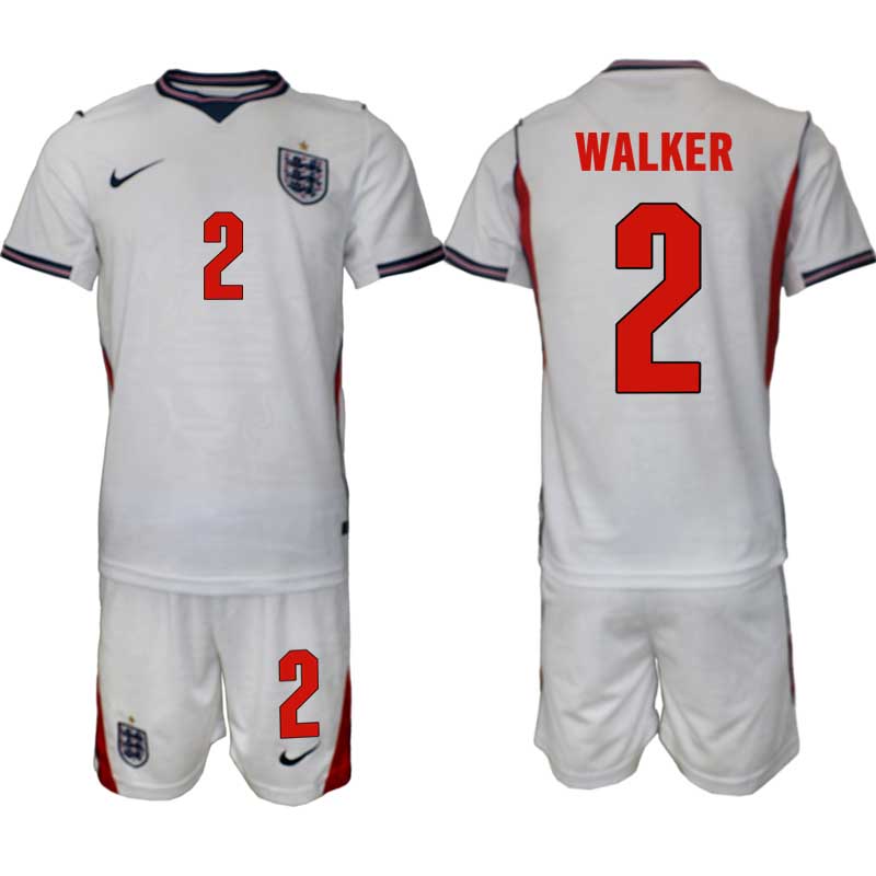 England Hemmaställ VM 2026 Herr Kyle Walker 2 Tröja och Shorts 1 England Hemmaställ VM 2026 Herr Kyle Walker 2 Tröja och Shorts