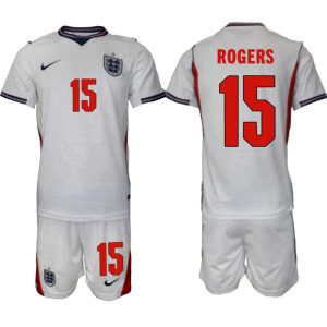 England Hemmaställ VM 2026 Herr Morgan Rogers 15 Tröja och Shorts