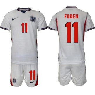 England Hemmaställ VM 2026 Herr Phil Foden 11 Tröja och Shorts
