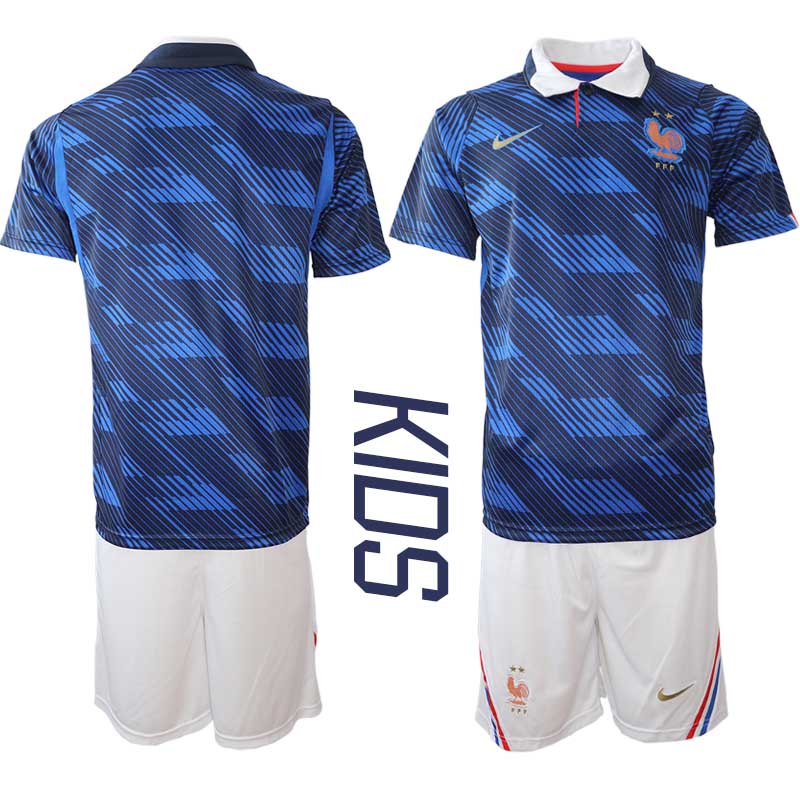 Frankrike Hemmaställ VM 2026 Barn – Fotbollsset Tröja & Shorts 1 Frankrike Hemmaställ VM 2026 Barn – Fotbollsset Tröja & Shorts